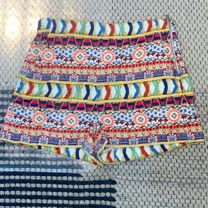 Zara Woven Print Short